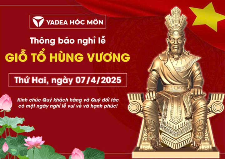 Thông báo nghỉ lễ Giỗ Tổ Hùng Vương